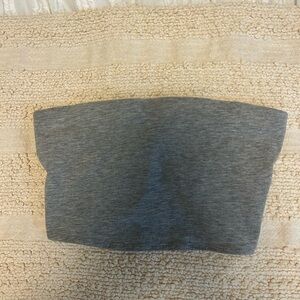 H&M Light Gray Strapless Bandeau Tube Top